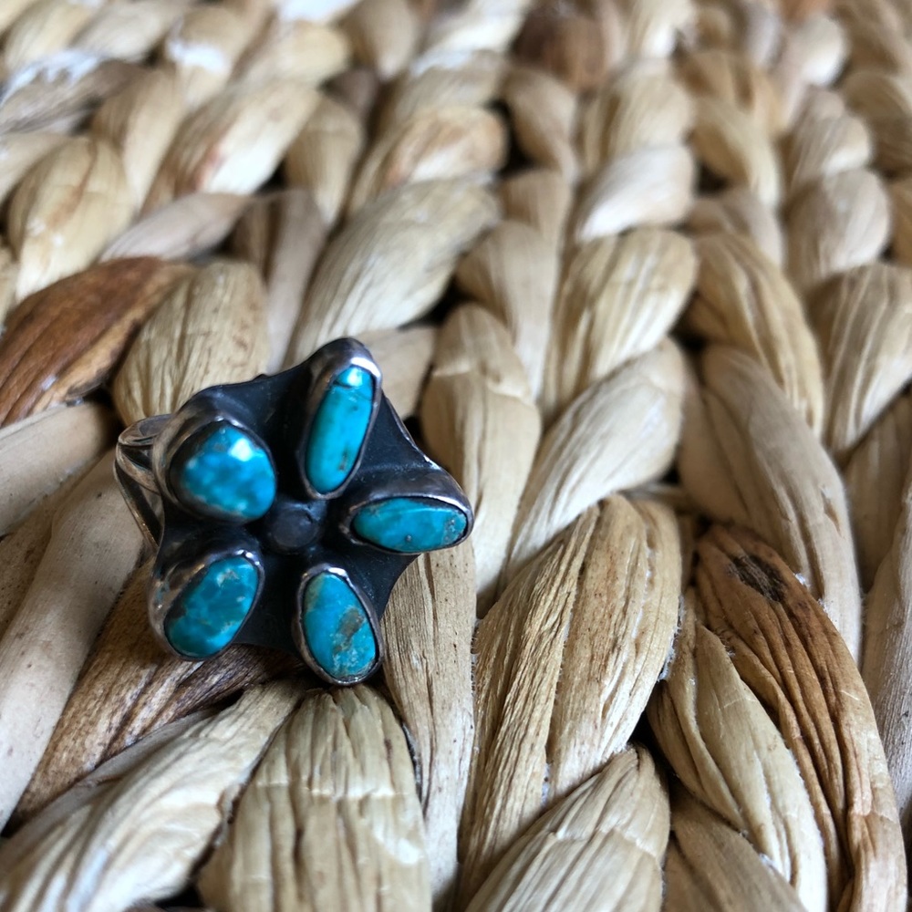 Vintage Turquoise & Sterling Silver Ring